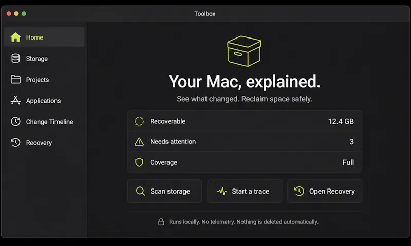 Toolbox screenshot 1