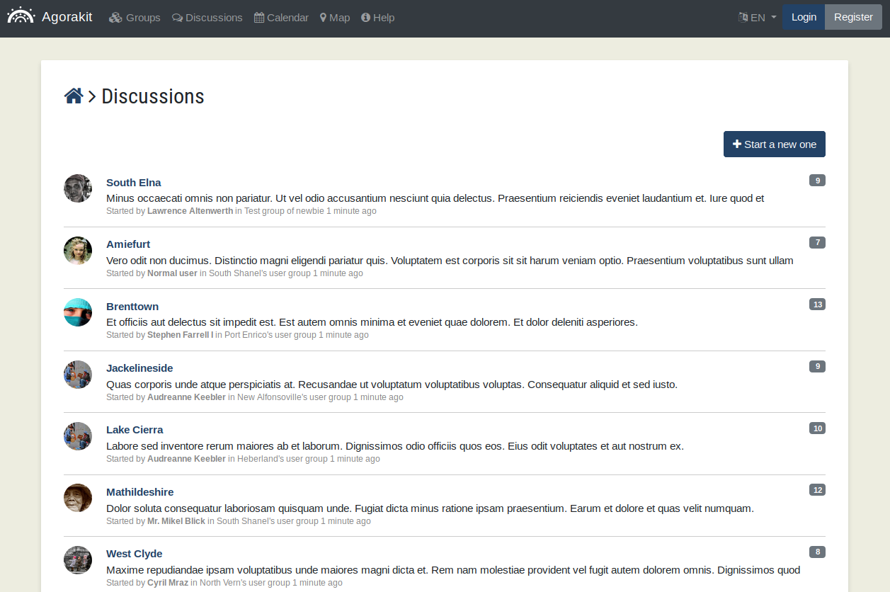 Agorakit gallery image