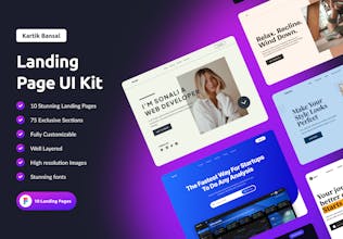 Landing Page UI Kit gallery image
