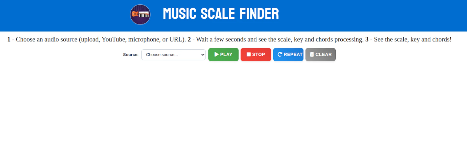 Music Scale Finder: Scales from Audio screenshot 1