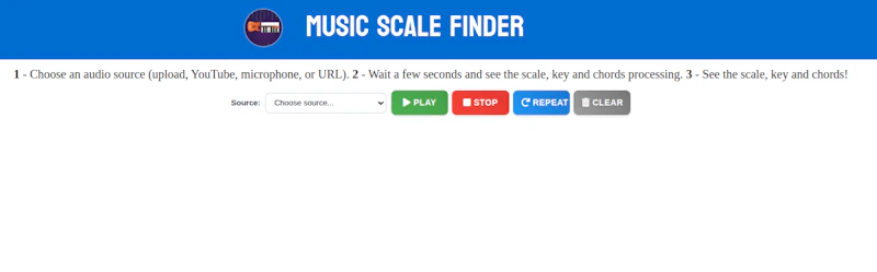 Music Scale Finder: Scales from Audio screenshot 1