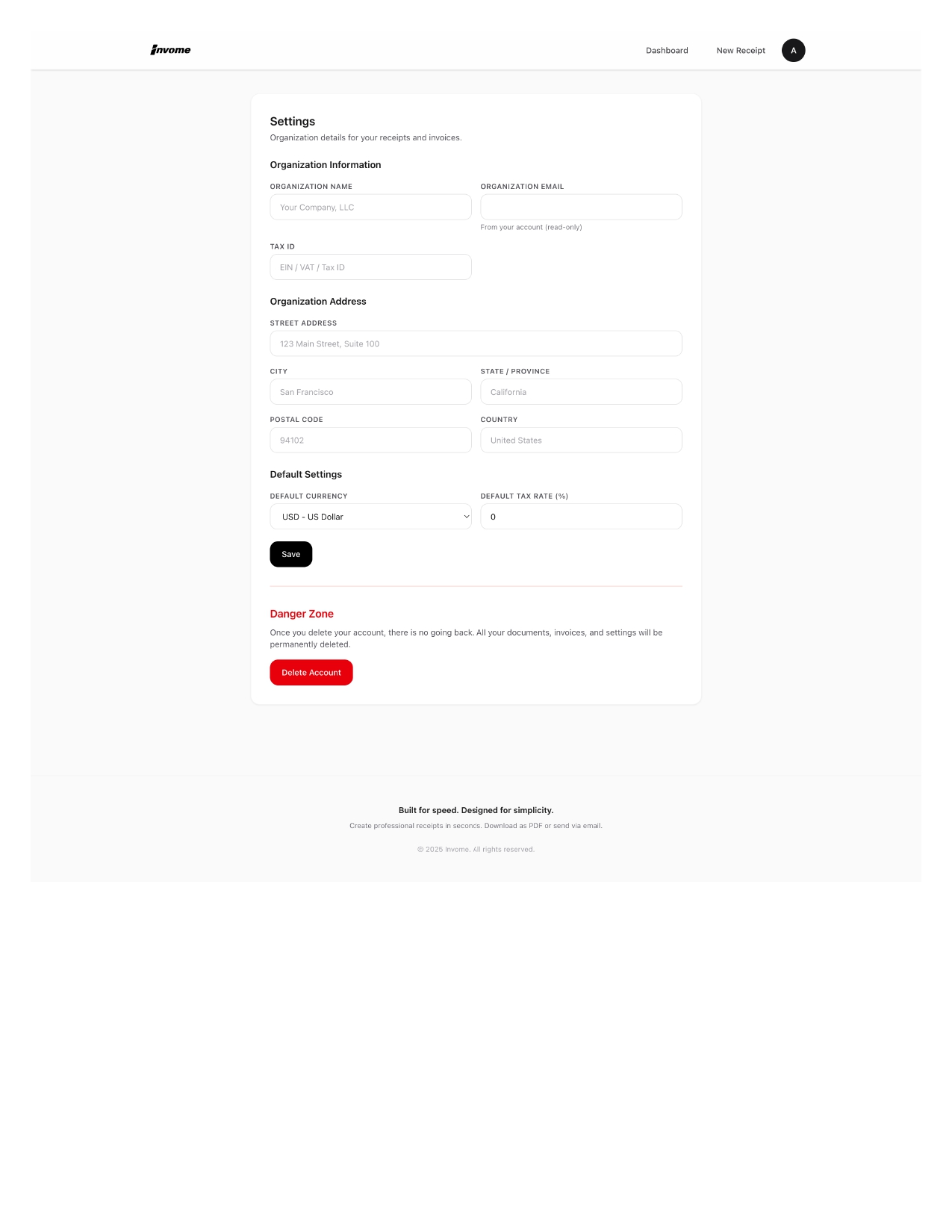 Invome - Screenshot 5 showing product features and functionality