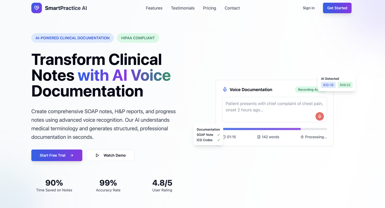 SmartPractice AI media 2