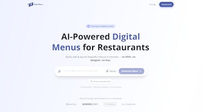 VibeMenu: Your Menu, Powered by AI gallery image
