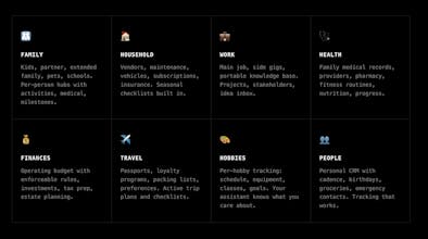 Run your life & work on OpenClaw. gallery image