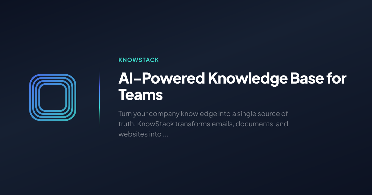 KnowStack gallery image