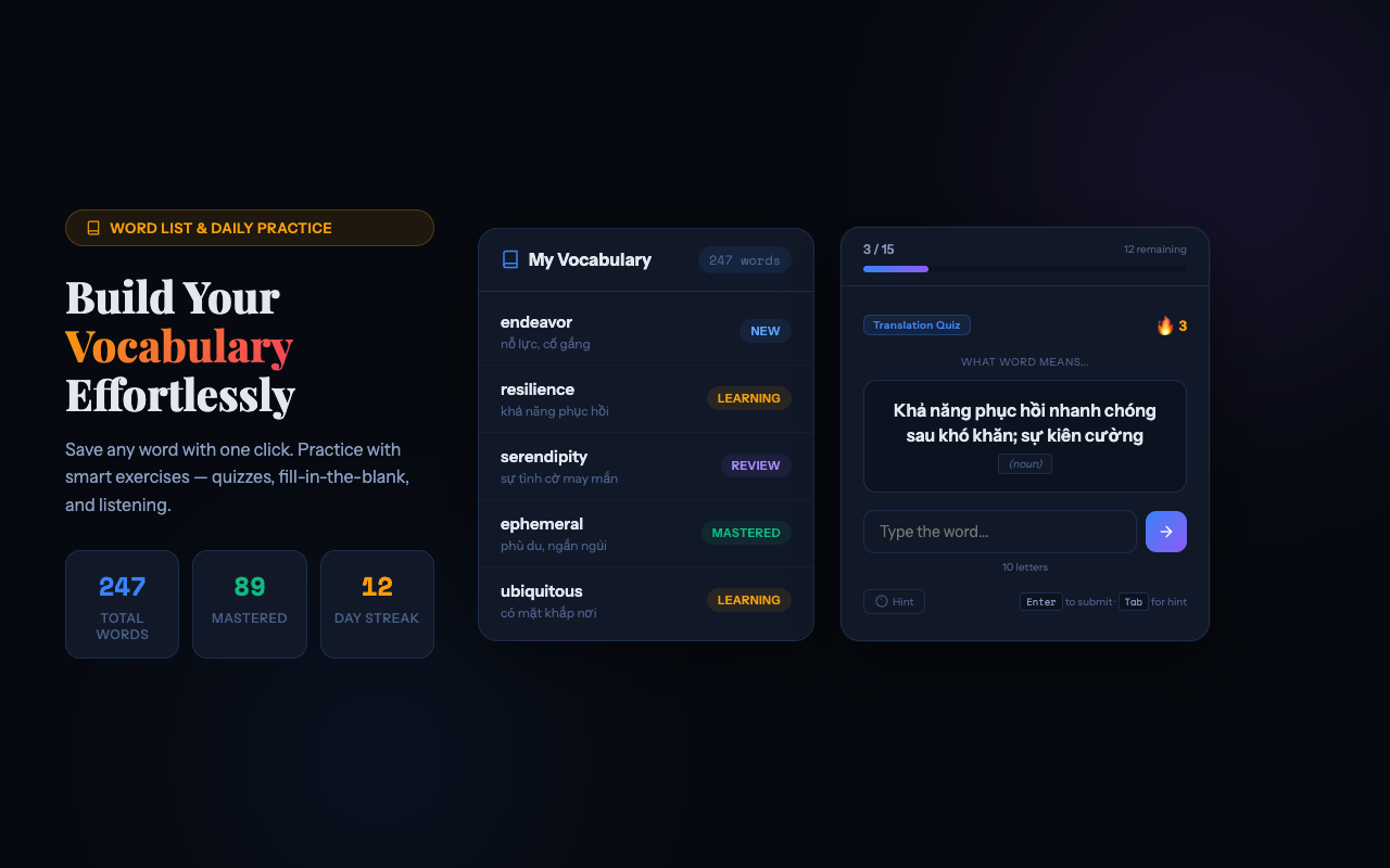 SubLingo - Screenshot 3 showing product features and functionality