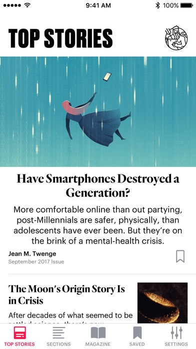 The Atlantic 5.0 for iOS gallery image