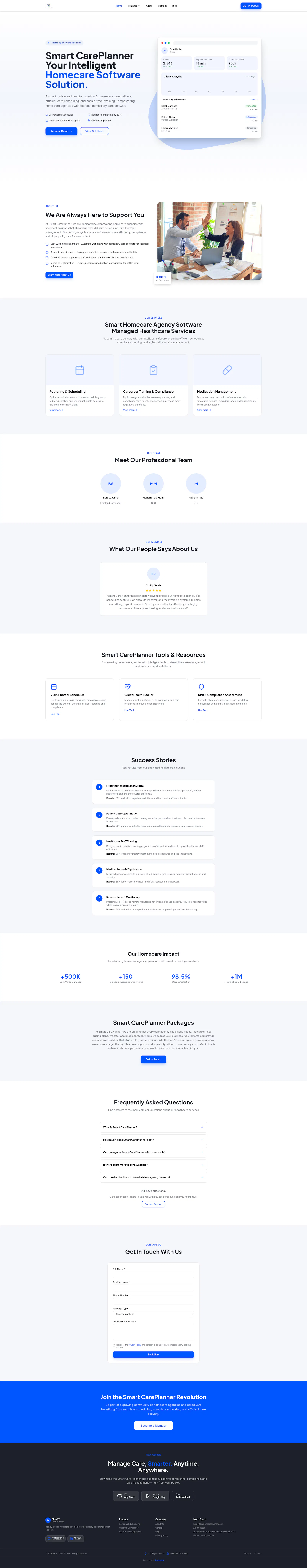 Smart Care Planner 제품 배너