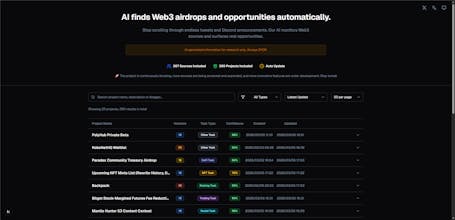 Airdrop Radar AI gallery image