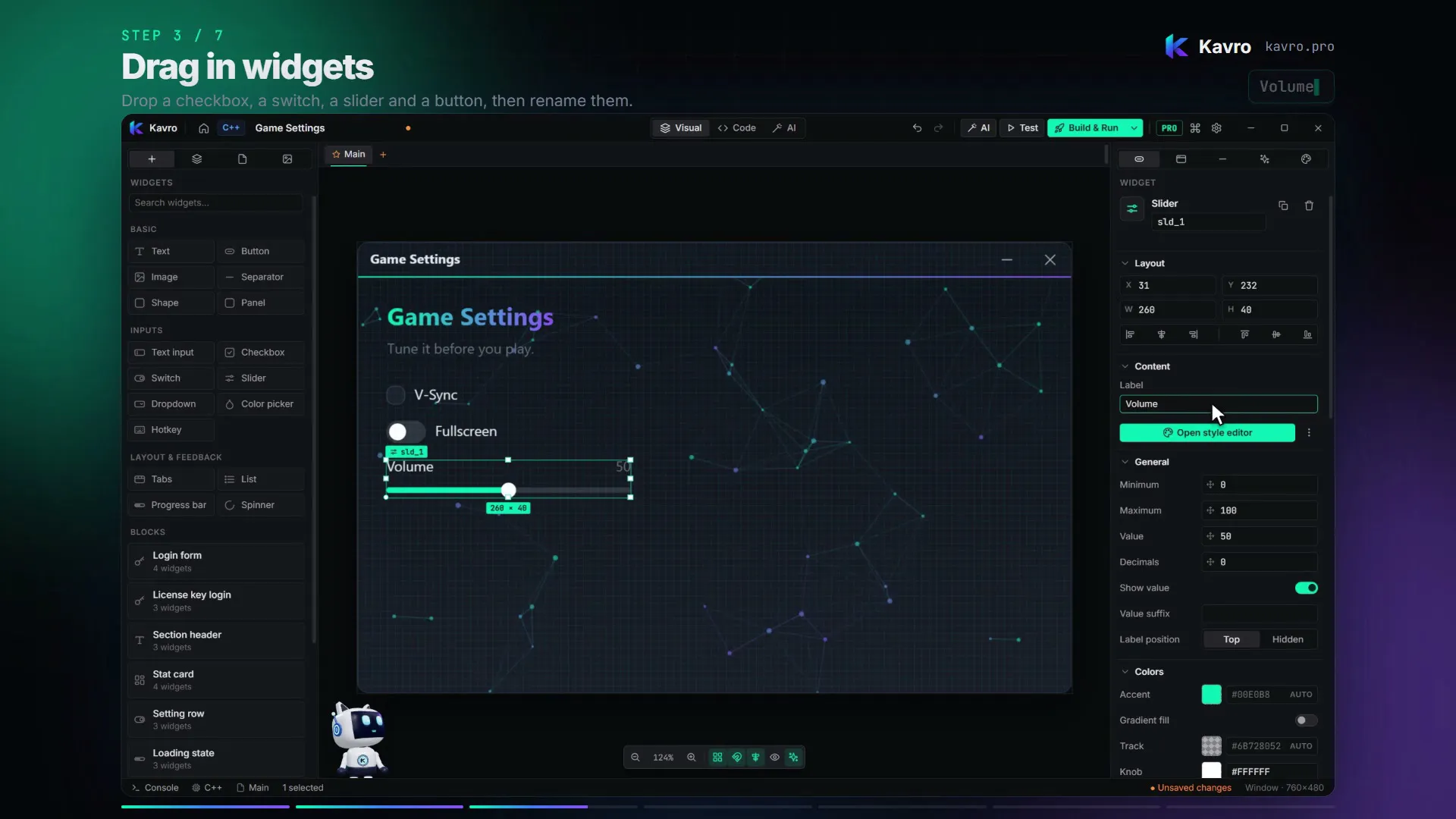 Kavro — Visual Dear ImGui Designer gallery image