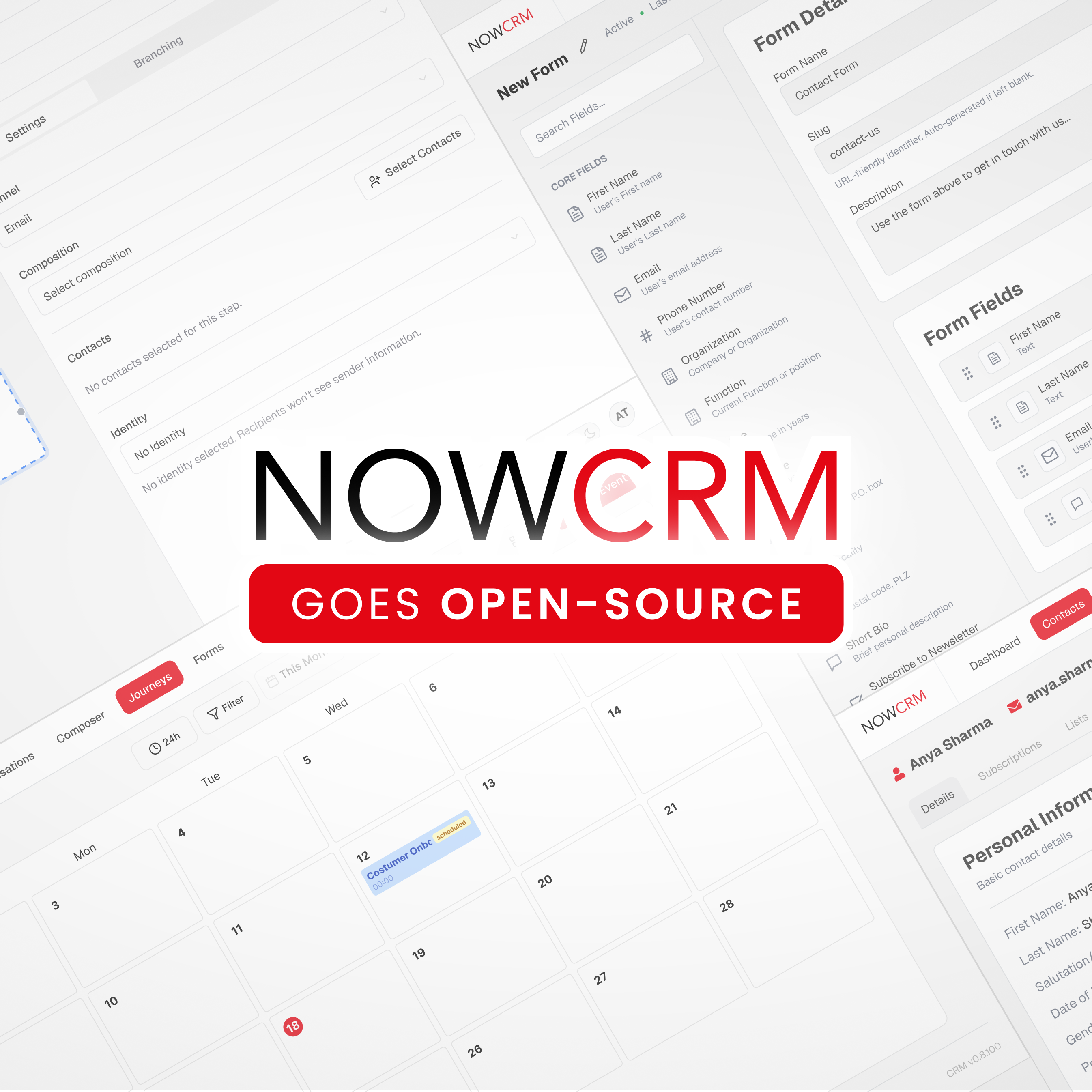 nowCRM - open source CRM for NGOs