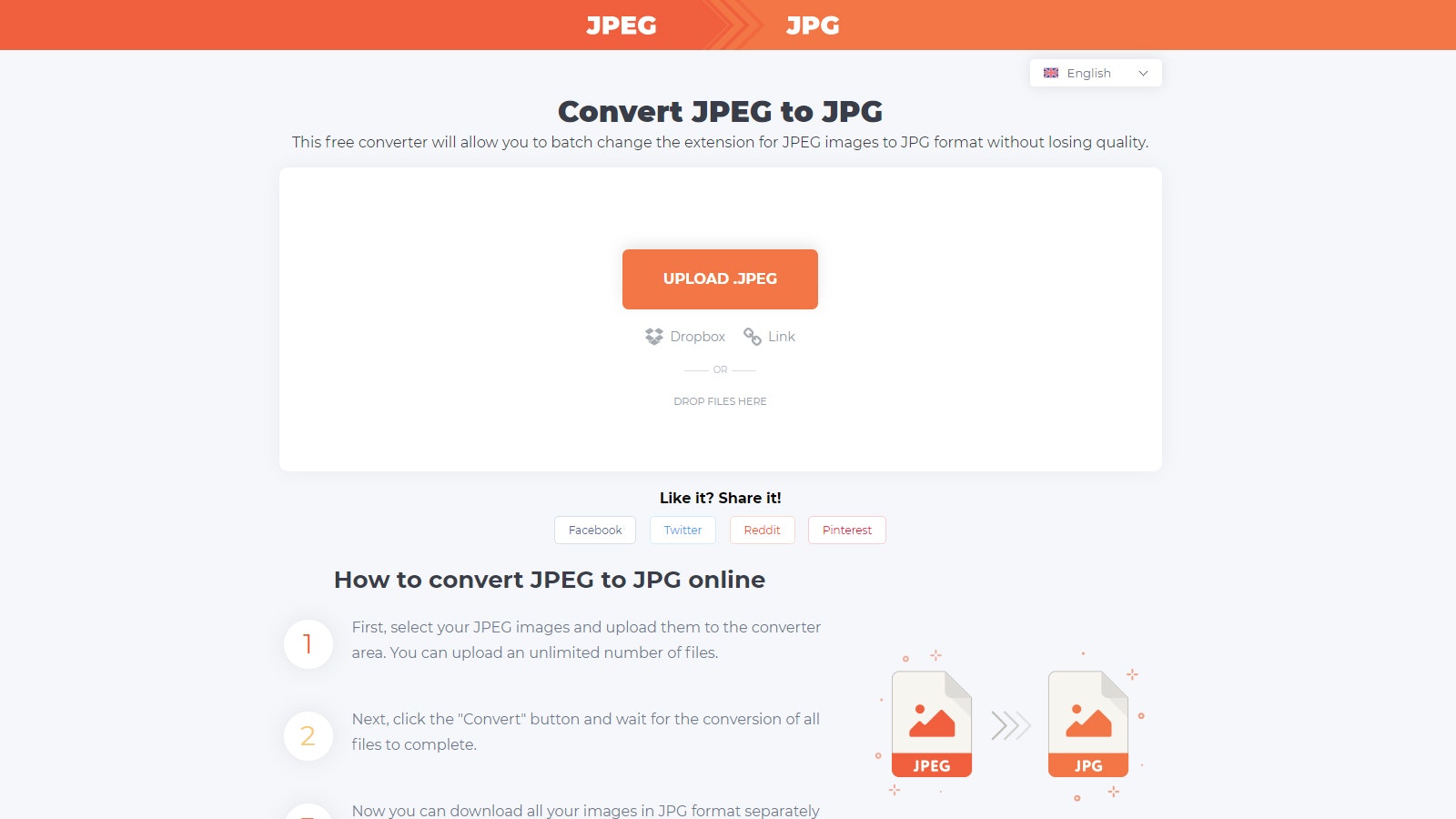 JPEG to JPG Converter gallery image