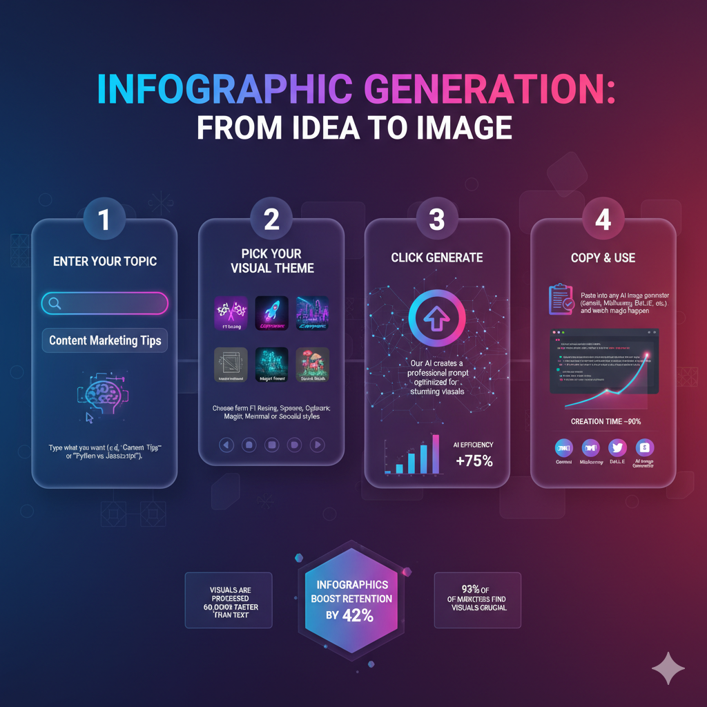 zyflora AI infographic prompt generator gallery image