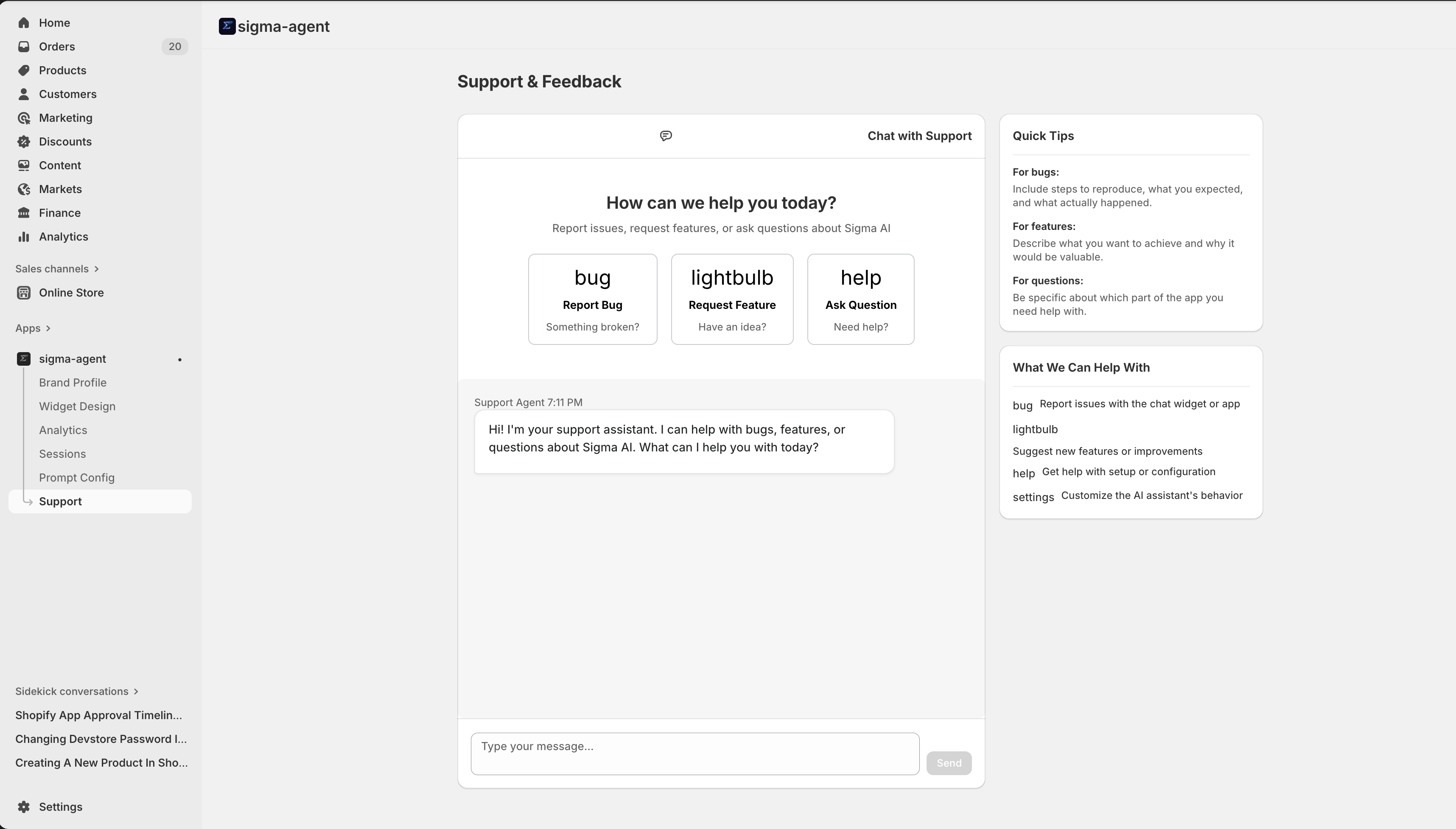 AI Storefront Agent for Shopify gallery image