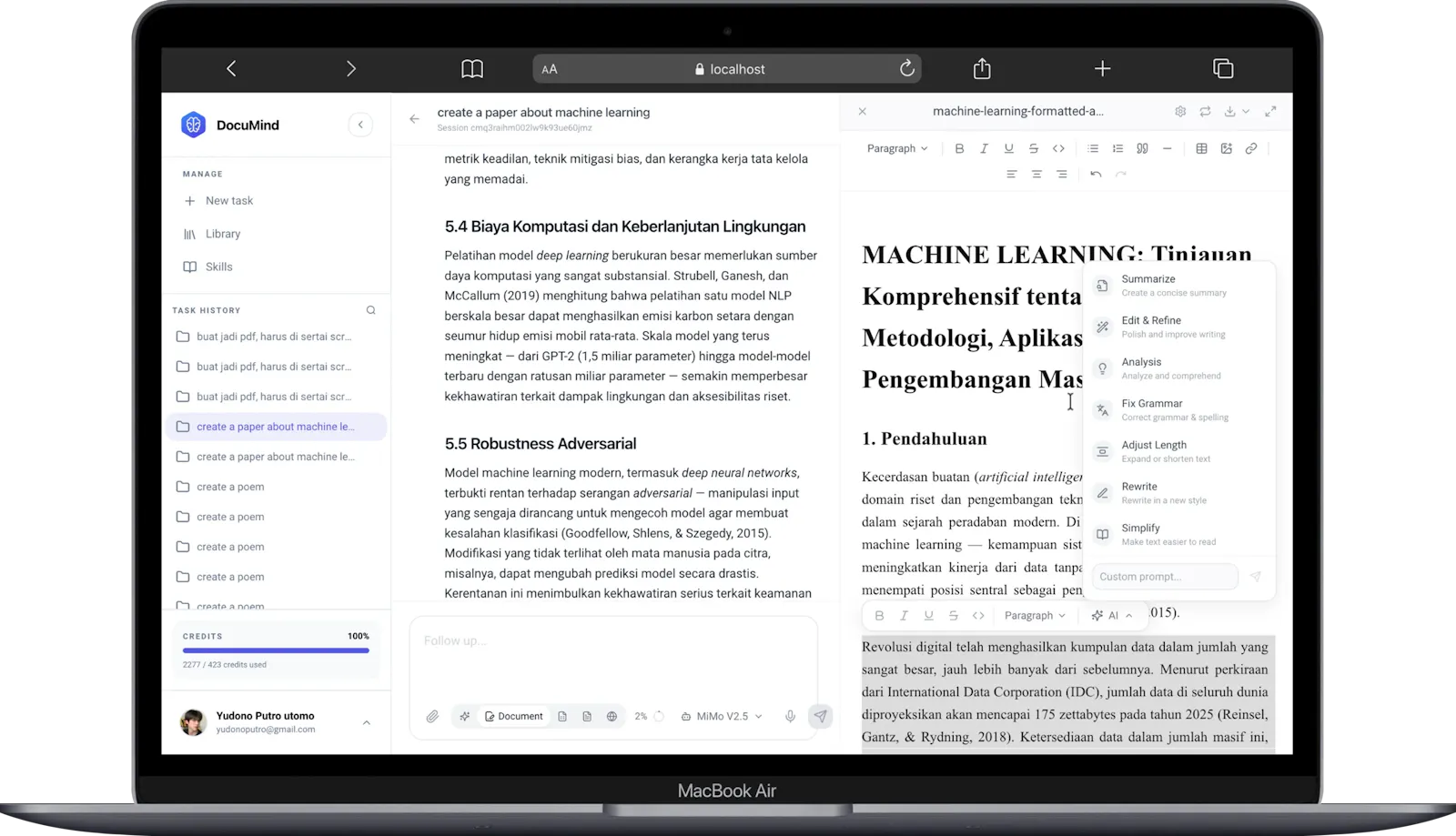 DocuMind screenshot 6