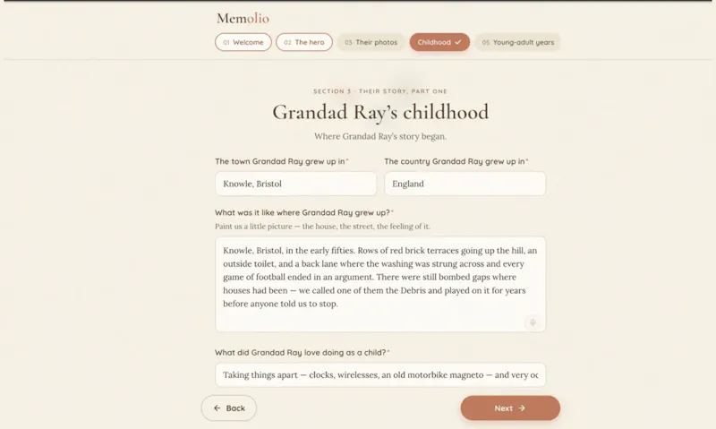 Memolio screenshot 4