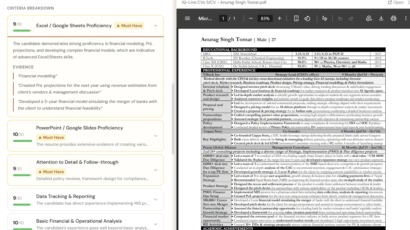 HireSort screenshot 5
