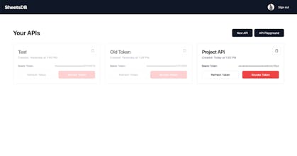 SheetsDB gallery image