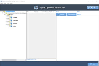 Aryson Opera Mail Backup Tool gallery image