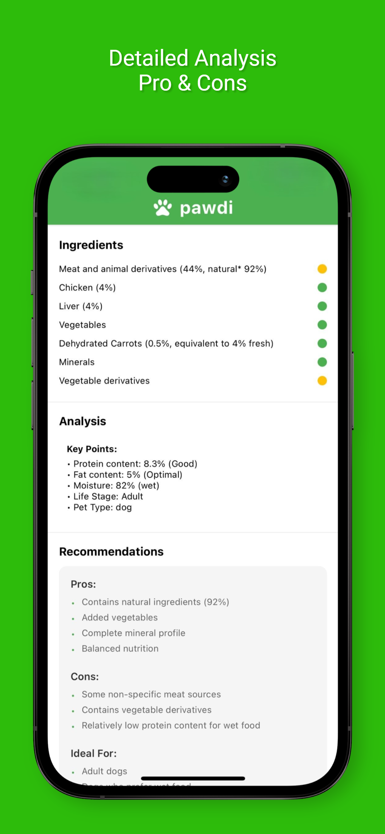Média Paody - Le scanner de nourriture pour animaux 6