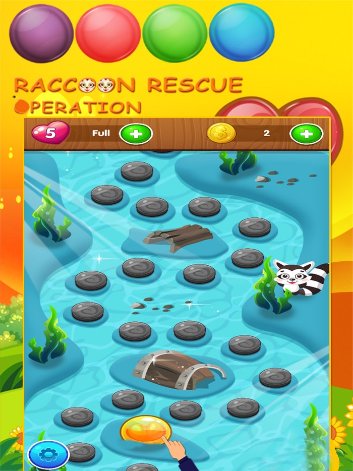 Raccoon Rescue & Bubble Shooting Game gallery image