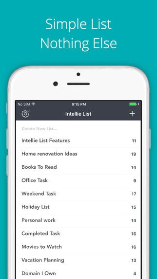 Intellie List gallery image