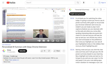YouTube Summarizer with ChatGPT gallery image