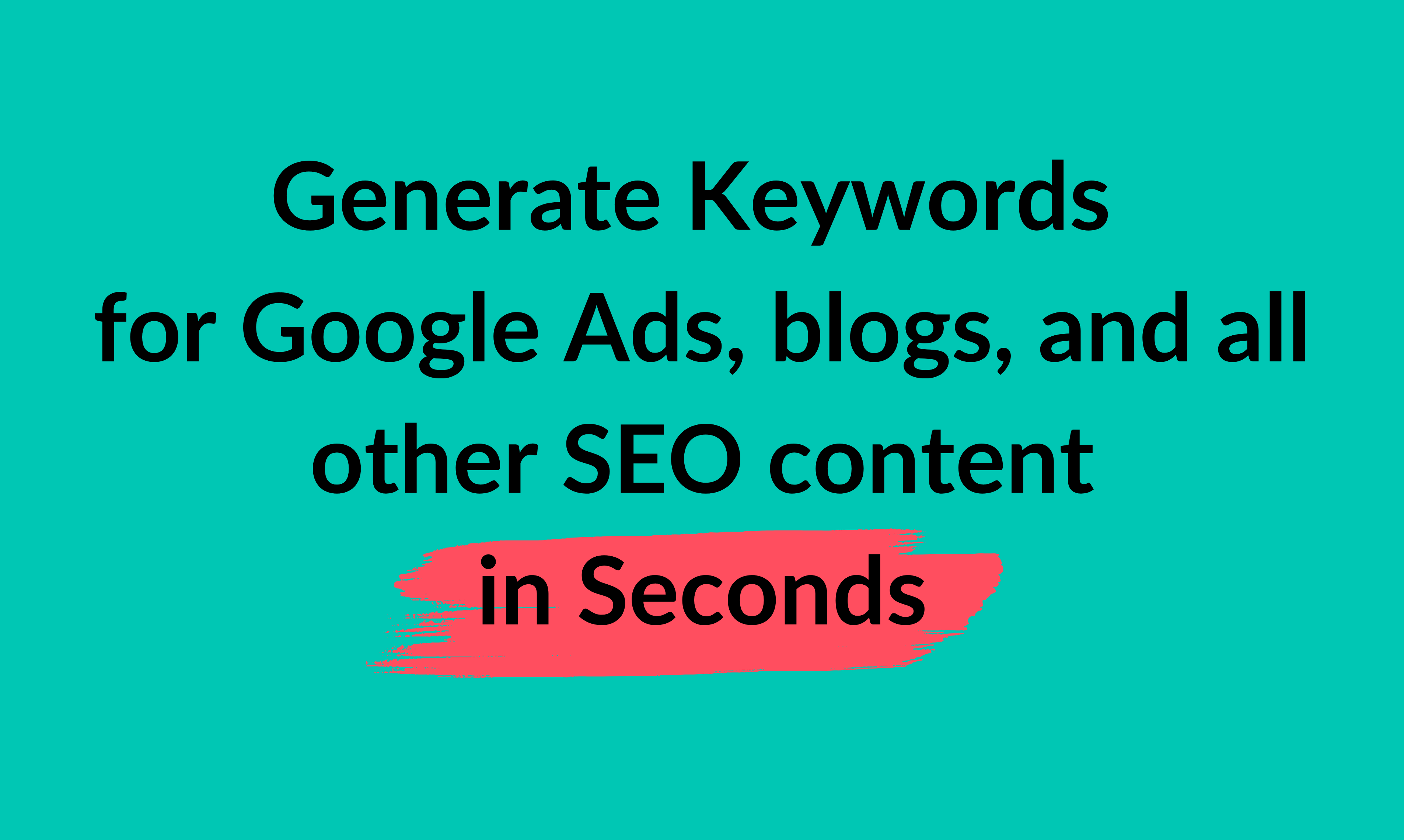 Adwords 2025 keyword generator