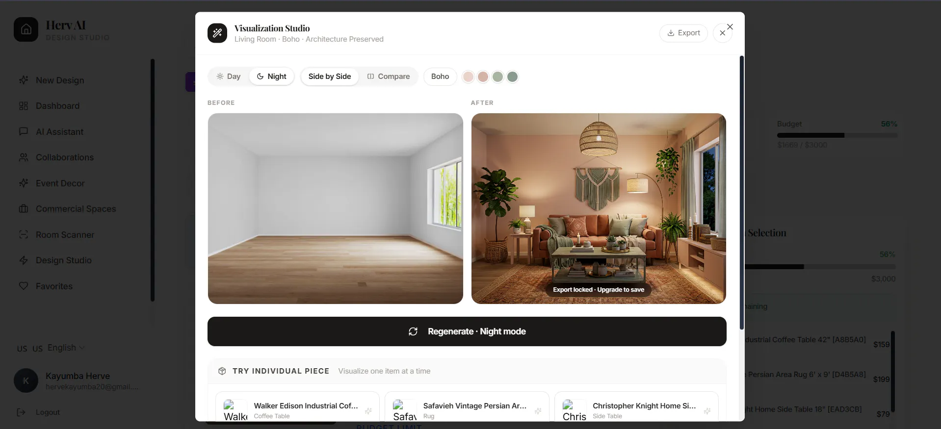 Herv AI: Intelligent space design app gallery image