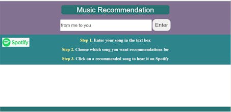 Jeebz Music Recommendation gallery image