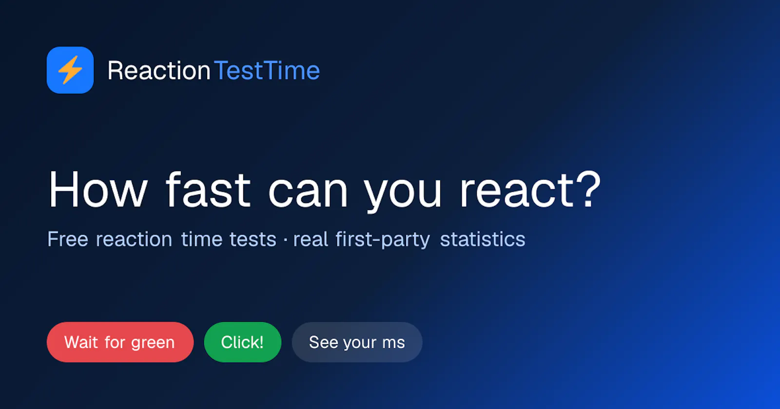 ReactionTestTime screenshot 2