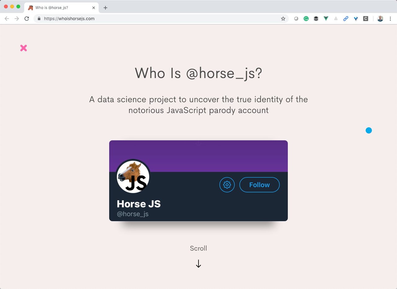 Who is @horse_js? gallery image