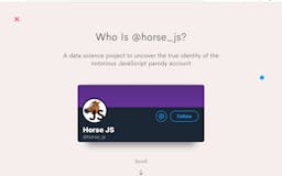Who is @horse_js? media 3