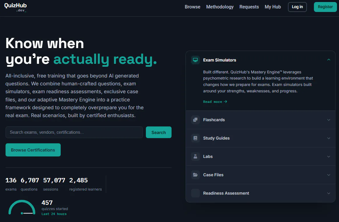 QuizHub.dev gallery image