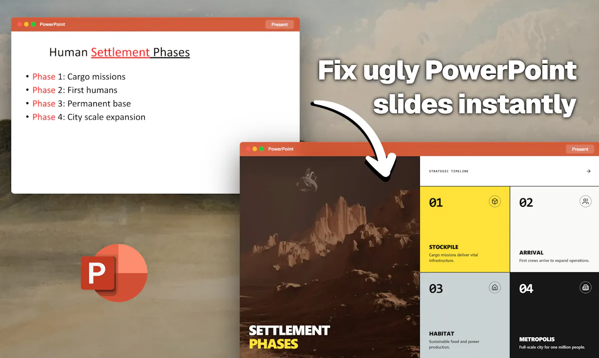 Fix Ugly PowerPoint by CubeOne
