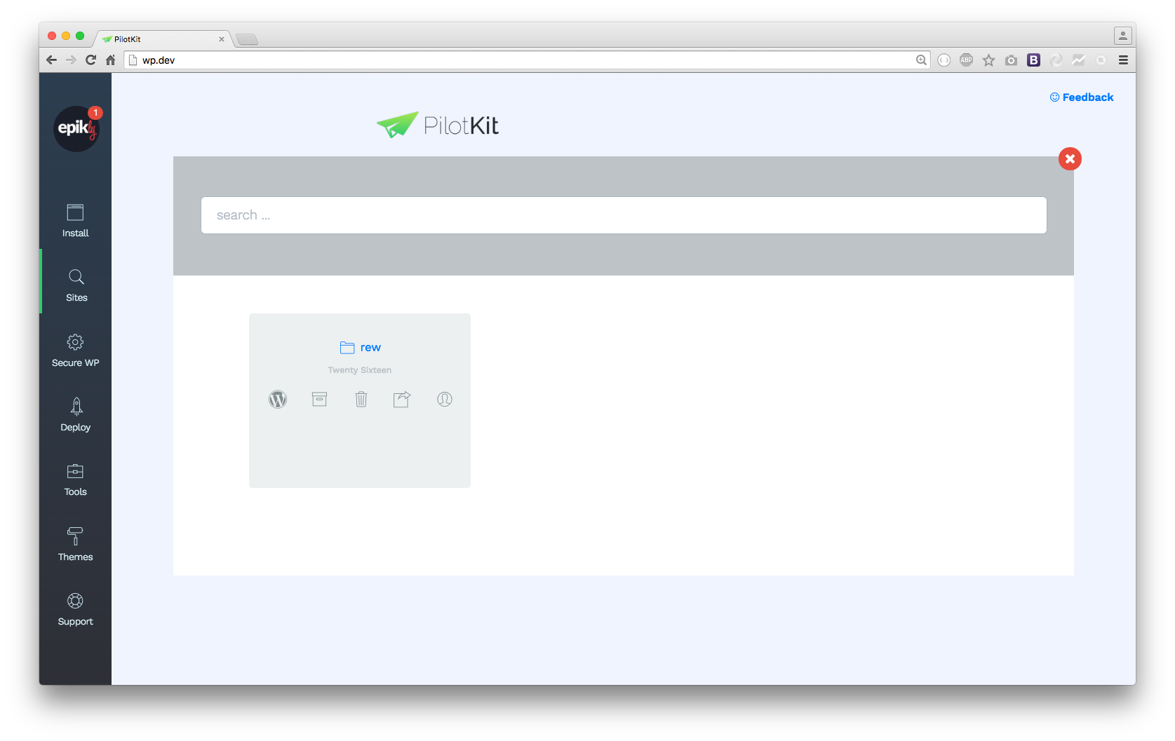 PilotKit gallery image