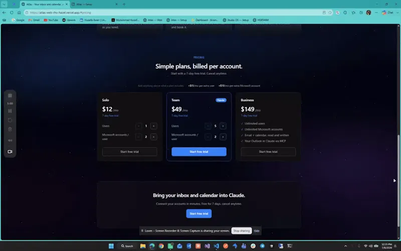 Atlas screenshot 1 (video preview)