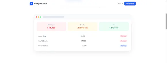 NudgeInvoice gallery image