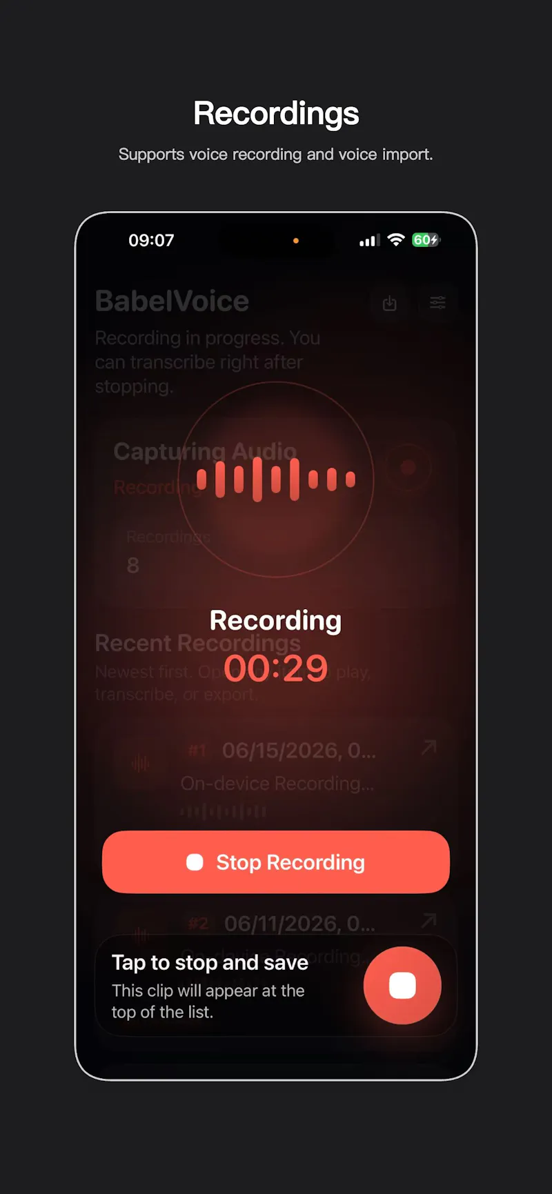 BabelVoice screenshot 2