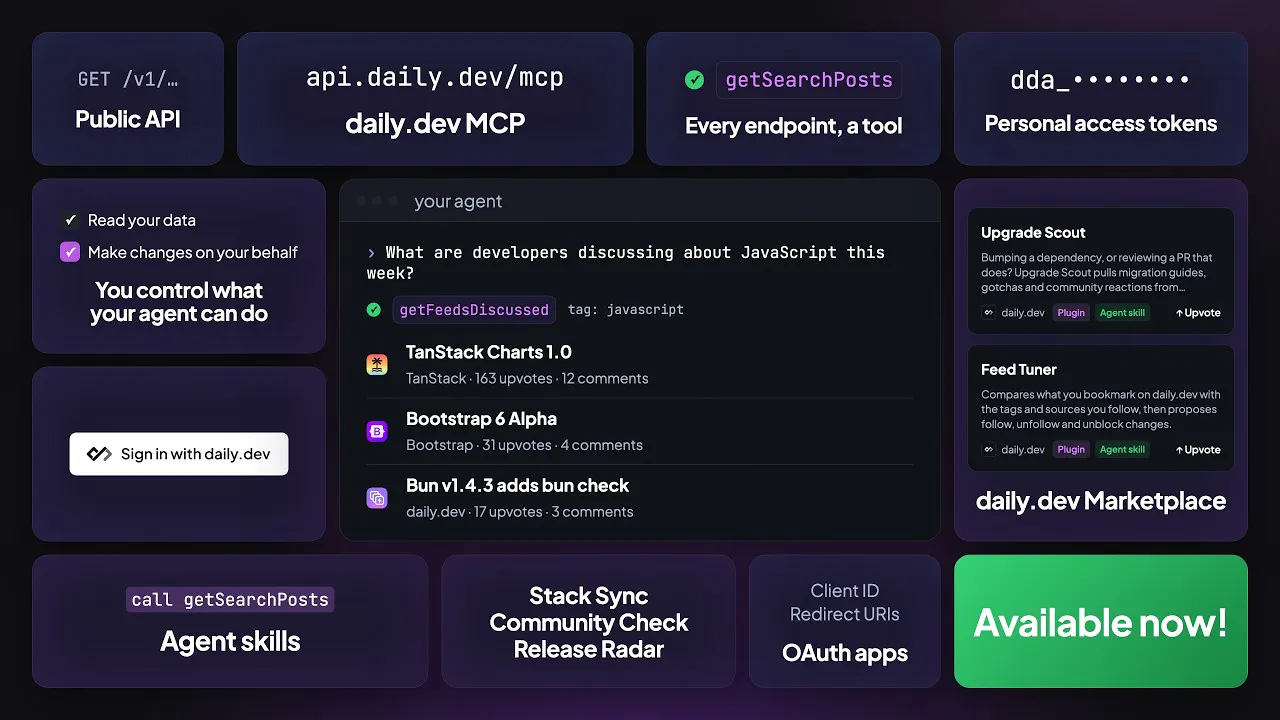 daily.dev, now for your agent gallery image