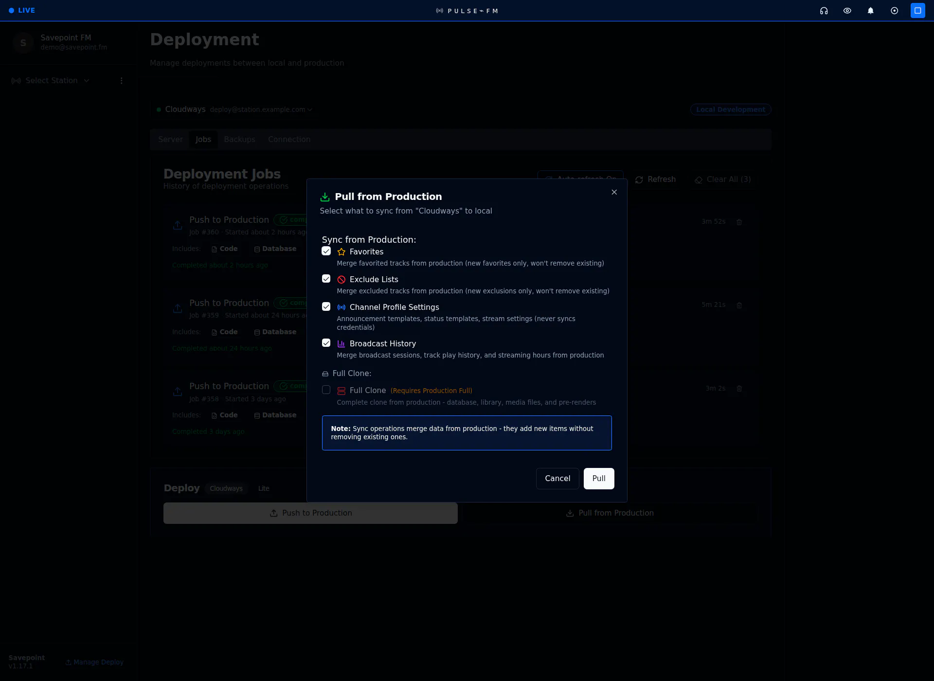 SavePoint Brodcasting Software gallery image