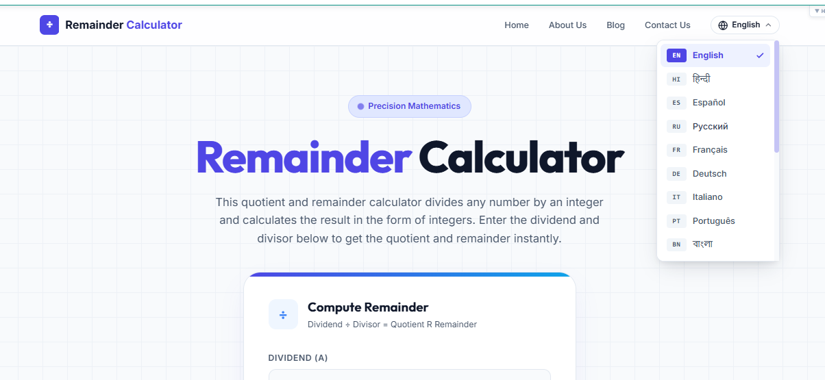 Remainder Calculator gallery image