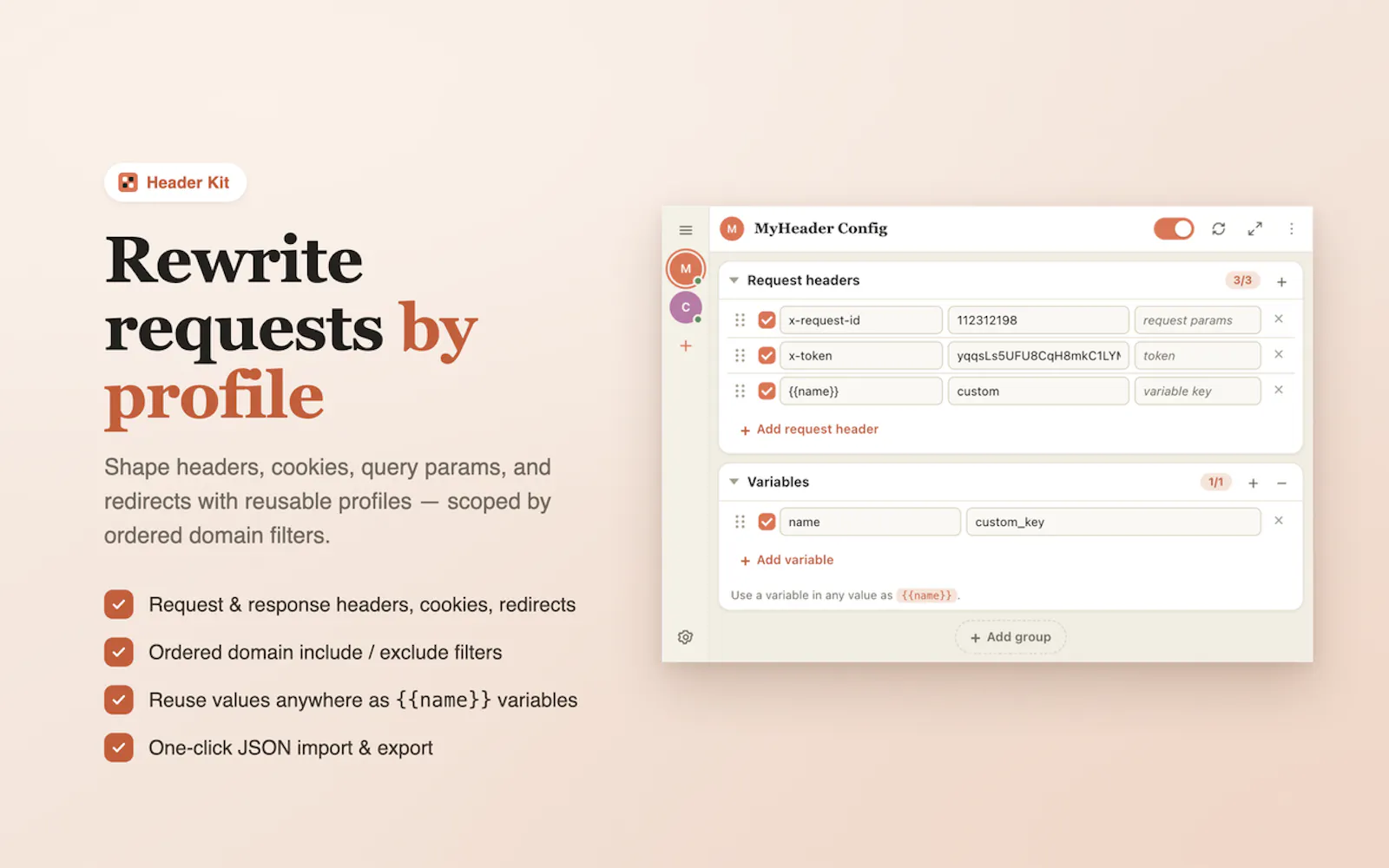 Header Kit screenshot 1