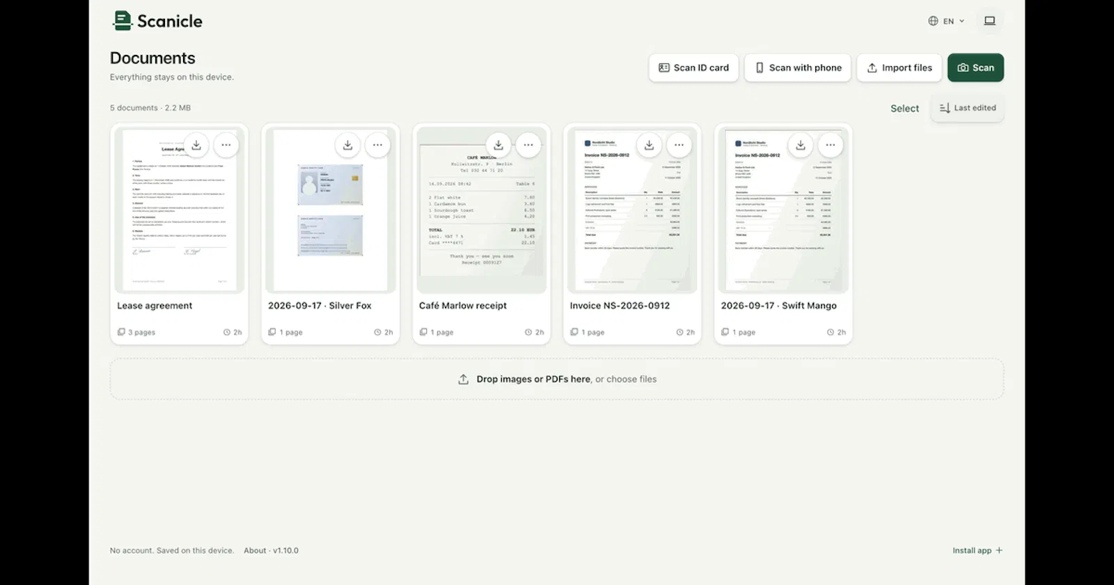 Scanicle screenshot 7