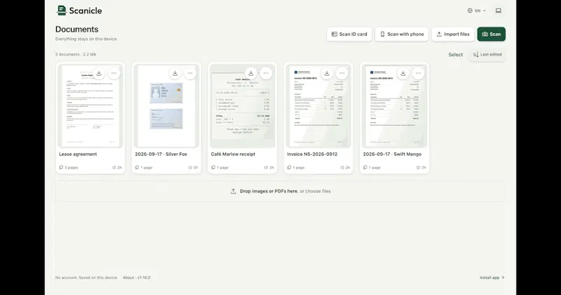Scanicle screenshot 7