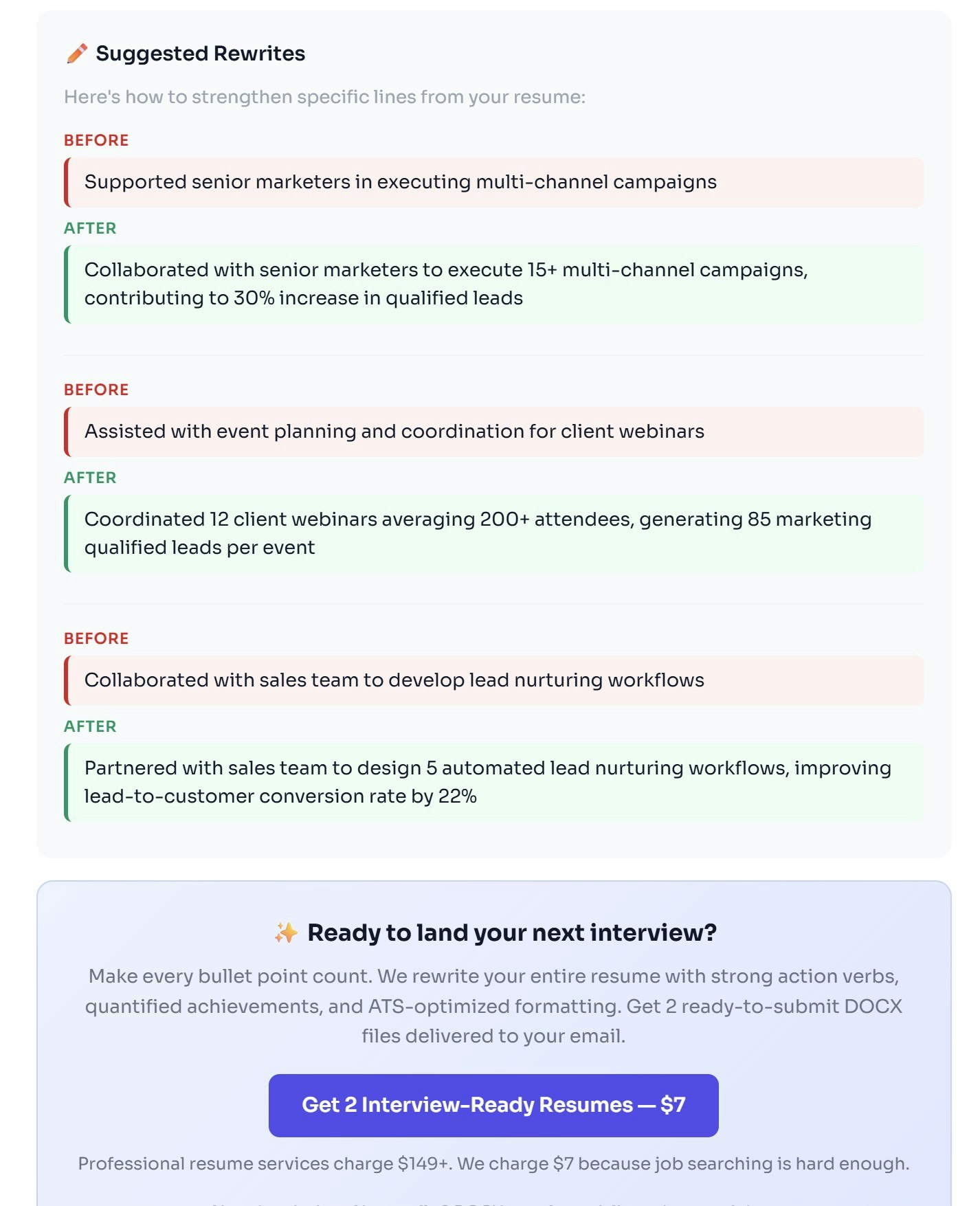 Rate My CV gallery image