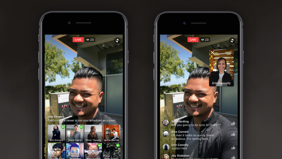 Facebook "Live With" gallery image