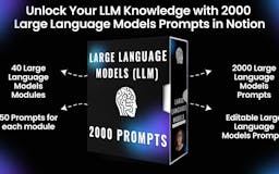 2000 Large Language Models (LLM) Prompts media 1