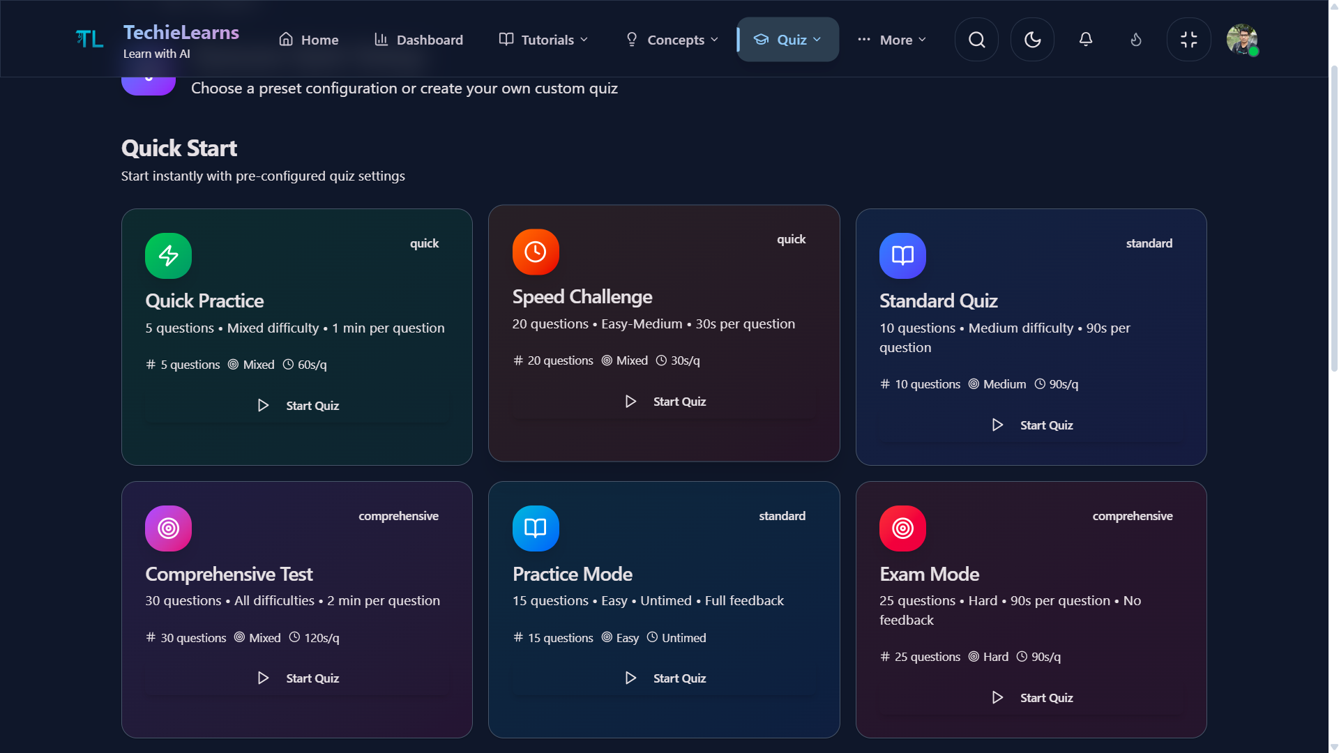 TechieLearns — AI Learning Platform gallery image